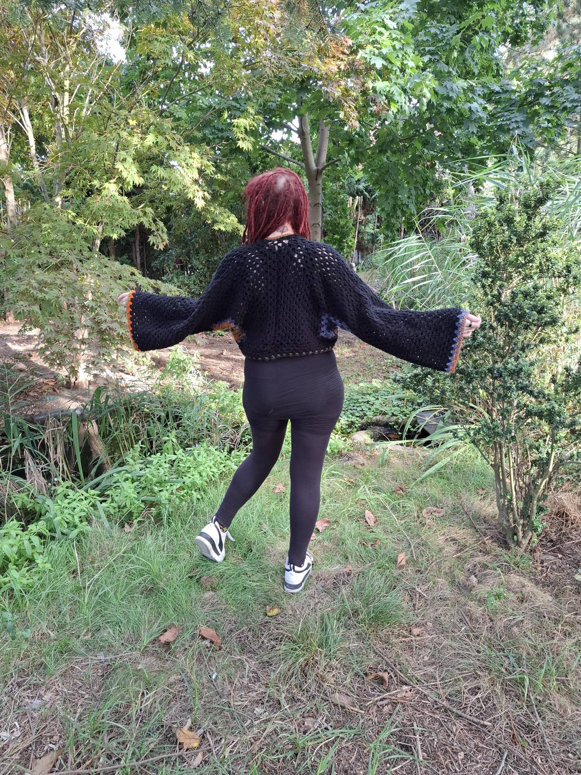 Gehäkelter Hexagon Bolero - Inspiriert Von Kaido | One Piece | Häkel Strick Jacke Unikat Wolle von EntangledMoonlight