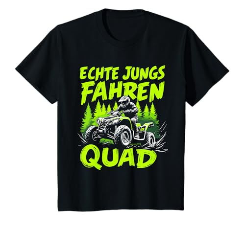 Kinder Echte Jungs fahren Quad Offroad ATV UTV Quadfahrer Spruch T-Shirt Kinder Echte Jungs fahren Quad Offroad ATV UTV Quadfahrer Spruch T-Shirt von Entdecke Witzige Tier Designs & Sprüche