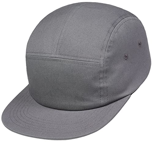 Enter the Complex® 5 Panel Cap, Damen und Herren, 100% Baumwolle, Unisex, Grau, Größenverstellbar von Enter the Complex