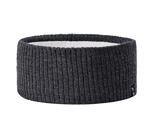 Enter the Complex® Stirnband für Damen und Herren aus 100% Merino Wolle, Winter Kopfband, weich und stylish, Unisex, Anthrazit von Enter the Complex