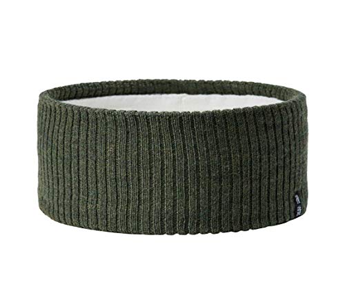 Enter the Complex® Stirnband für Damen und Herren aus 100% Merino Wolle, Winter Kopfband, weich und stylish, Unisex, Olive von Enter the Complex