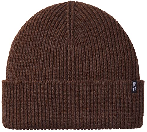 Enter the Complex® Merino Winter Mütze - Tao - 100% Merino Wolle, Beanie, Watch Cap, Strickmütze, Weich und Elastisch, Grobstrick, Damen und Herren, Braun von Enter the Complex