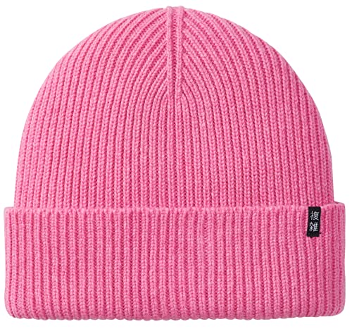 Enter the Complex® Merino Winter Mütze - Tao - 100% Merino Wolle, Beanie, Watch Cap, Strickmütze, Weich und Elastisch, Grobstrick, Damen und Herren, Pink von Enter the Complex