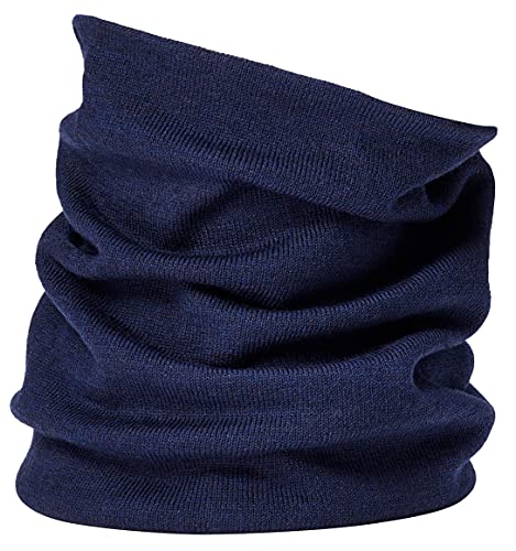 Enter the Complex® Weicher Schlauchschal, Loop Schal, 100% Merino Wolle, Damen und Herren, Atmungsaktiv, Navy von Enter the Complex