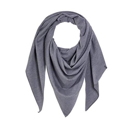 Enter the Complex® Schal Damen, Dreieckstuch, Halstuch, 100% Merino Wolle, 240 x 100 cm, Grau von Enter the Complex
