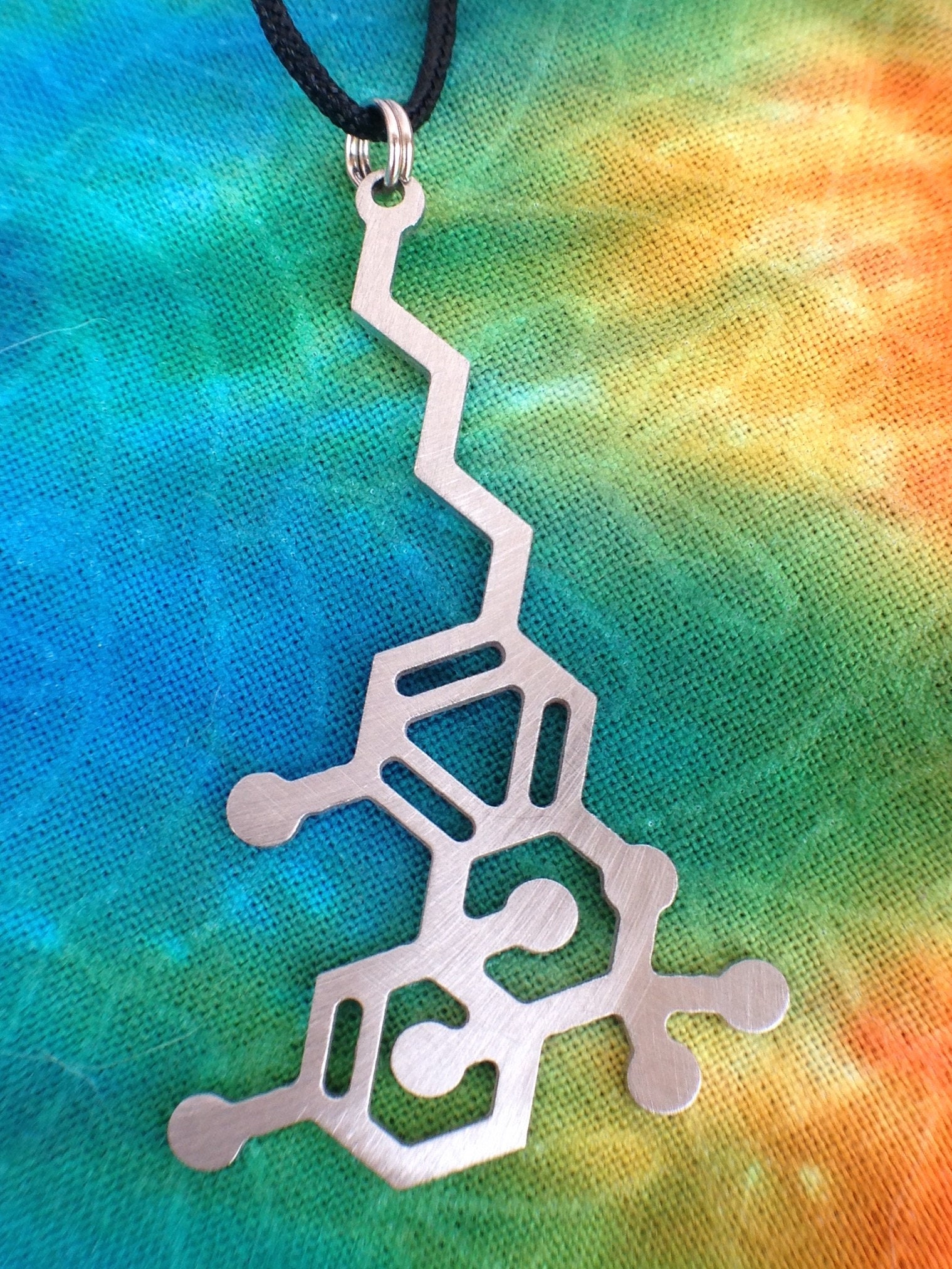 Thc-Molekül Halskette Thc-Molekül Halskette von EntheoArtworks