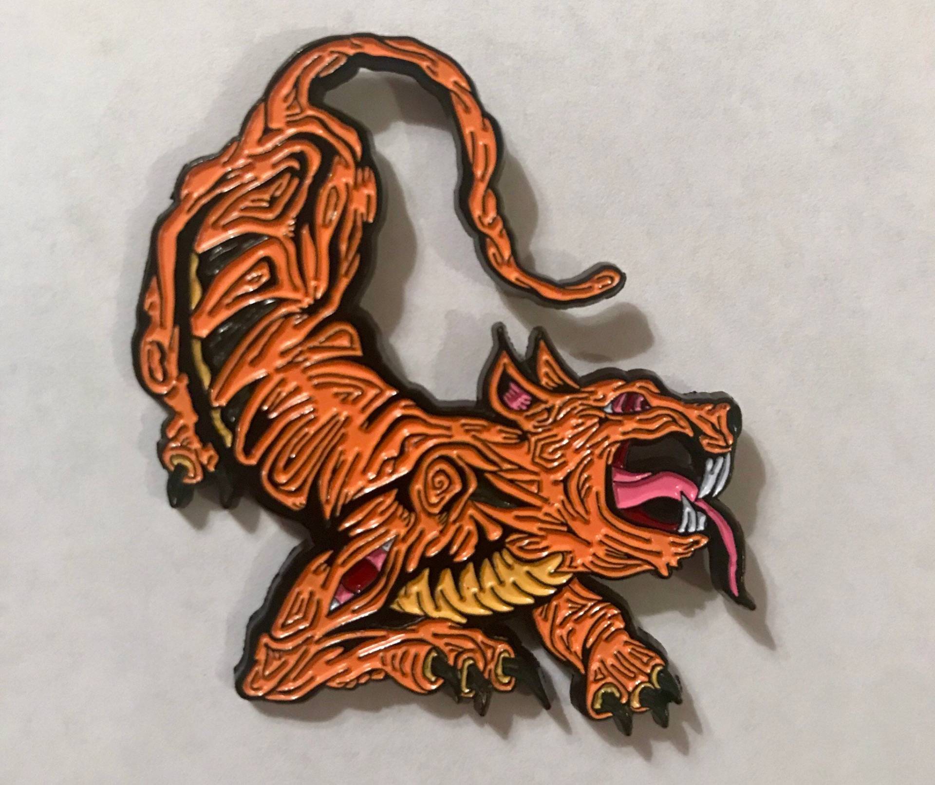 Christian Suarez Tiger Hut Pin Christian Suarez Tiger Hut Pin von EntheosVibrations