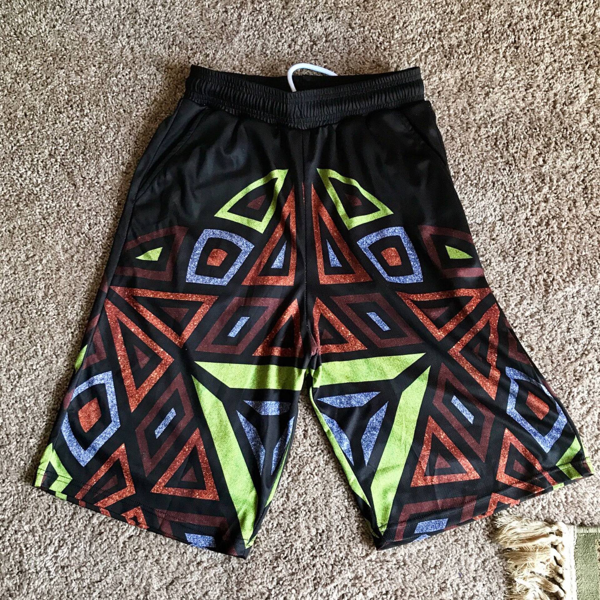 Rote Heilige Geometrie Shorts Rote Heilige Geometrie Shorts von EntheosVibrations