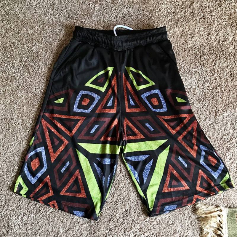 Rote Heilige Geometrie Shorts von EntheosVibrations