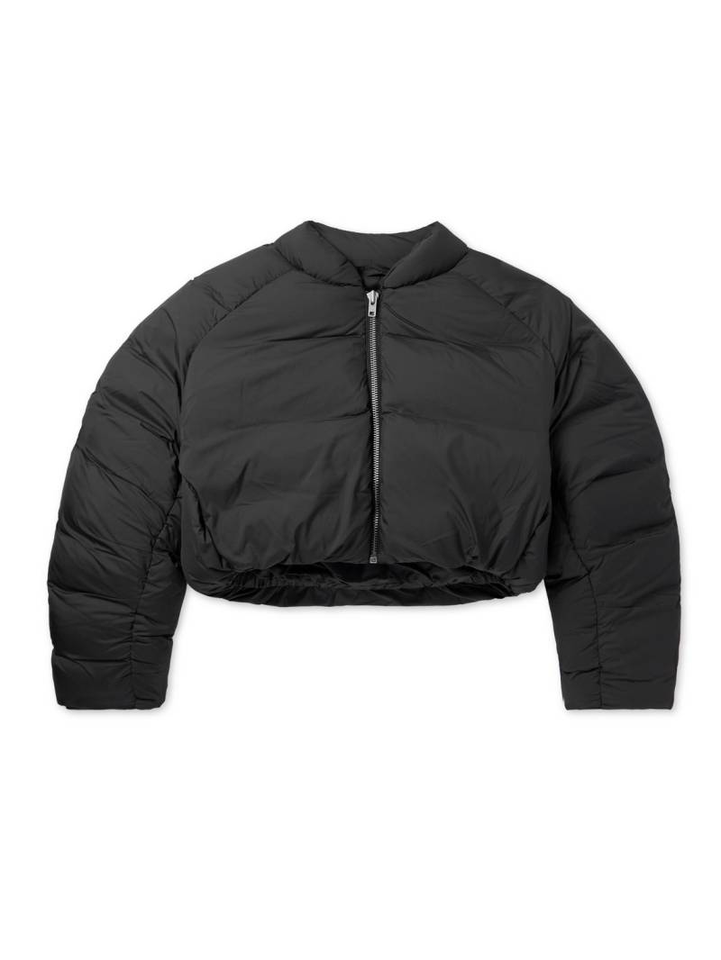 ENTIRE STUDIOS - Pillow Cropped Quilted Shell Down Bomber Jacket - Men - Black - M von ENTIRE STUDIOS