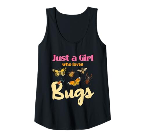 Damen Nur EIN Mädchen, das Käfer liebt, Natur, Insekt Tank Top Damen Nur EIN Mädchen, das Käfer liebt, Natur, Insekt Tank Top von Entomologist Enthusiast Bug Collector Girl