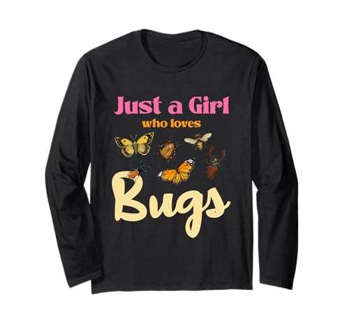 Nur EIN Mädchen, das Käfer liebt, Natur, Insekt Langarmshirt Nur EIN Mädchen, das Käfer liebt, Natur, Insekt Langarmshirt von Entomologist Enthusiast Bug Collector Girl