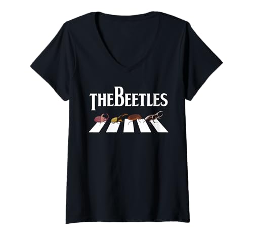 Damen Der Beste Käfer für Männer und Frauen Insekt The Beetles Entomology T-Shirt mit V-Ausschnitt Damen Der Beste Käfer für Männer und Frauen Insekt The Beetles Entomology T-Shirt mit V-Ausschnitt von Entomology Gift Entomologist
