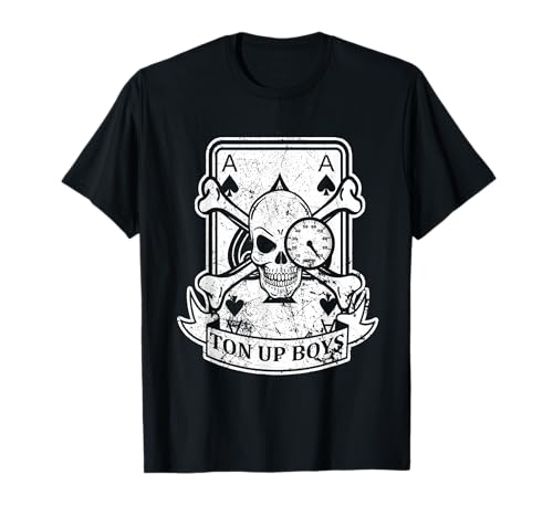 Ton Up Jungen, Ace Cafe Biker Motorradfahrer Design T-Shirt Ton Up Jungen, Ace Cafe Biker Motorradfahrer Design T-Shirt von Entro Ton Up Boys, Ace Cafe