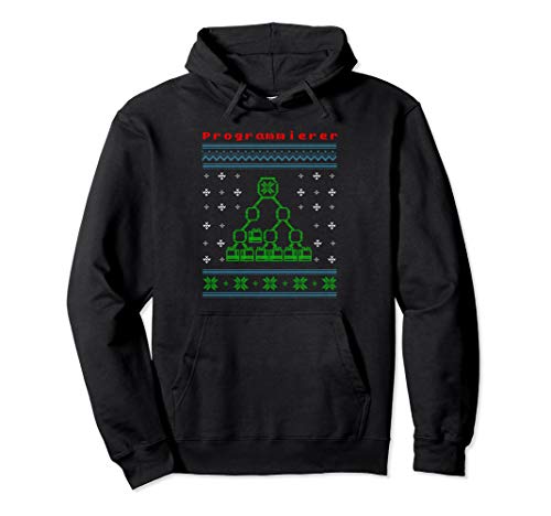 Ugly Programmierer Weihnachtsmann Nikolaus Santa Geschenk Pullover Hoodie von Entwickelr Computer Weihnachtsbaum Christmas Xmas