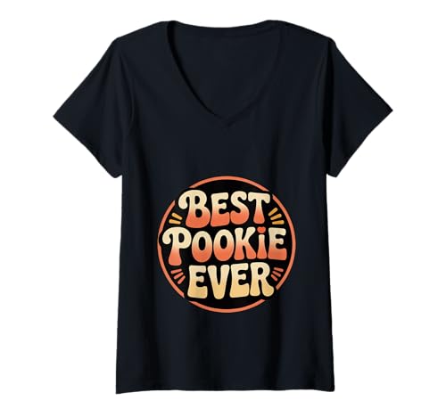 Damen Best Pookie Ever Entzückender Spitzname süß - T-Shirt mit V-Ausschnitt Damen Best Pookie Ever Entzückender Spitzname süß - T-Shirt mit V-Ausschnitt von Entzückende Sprüche lieben Humor