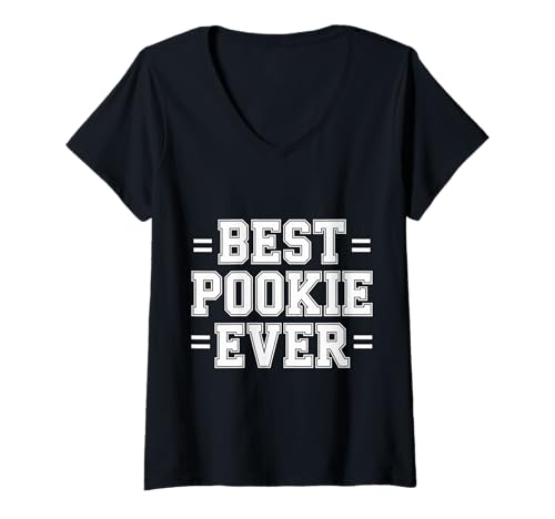 Damen Best Pookie Ever Entzückender Spitzname süß |- T-Shirt mit V-Ausschnitt Damen Best Pookie Ever Entzückender Spitzname süß |- T-Shirt mit V-Ausschnitt von Entzückende Sprüche lieben Humor