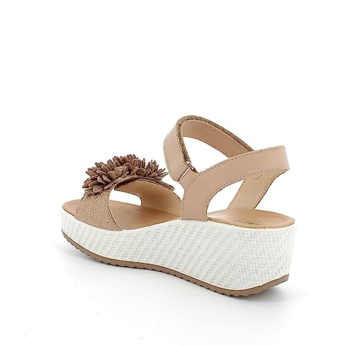 Enval Soft Damen D.Clara Enval Keilsandale, beige, 35 EU von Enval Soft