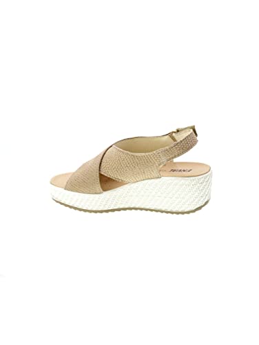 Enval Soft Damen D.Clara Enval Keilsandale, beige, 35 EU von Enval Soft