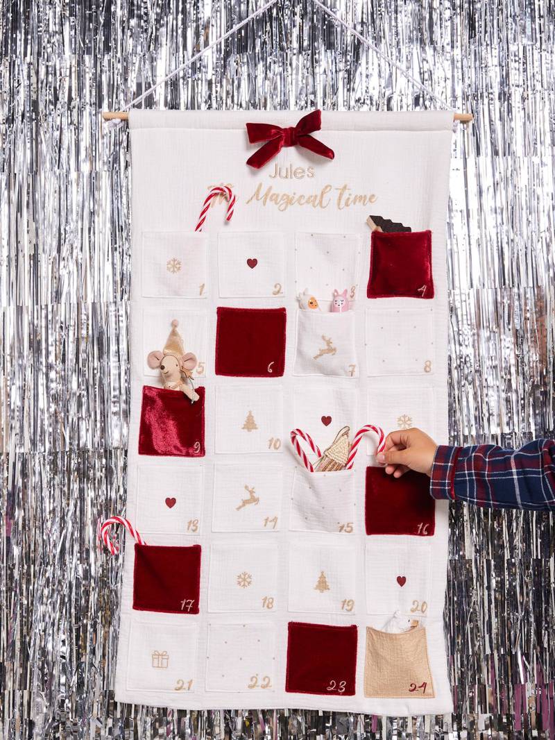 Adventskalender aus Baumwoll-Musselin ENVIE DE FRAISE von Envie De Fraise