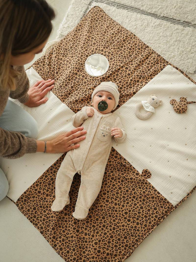 Baby Activity-Decke aus Musselin mit Leo-Print Baby Activity-Decke aus Musselin mit Leo-Print von Envie De Fraise