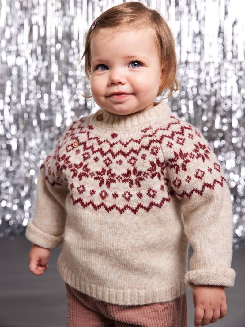 Baby Weihnachts-Pullover Jacquardstrick-Capsule ENVIE DE FRAISE von Envie De Fraise