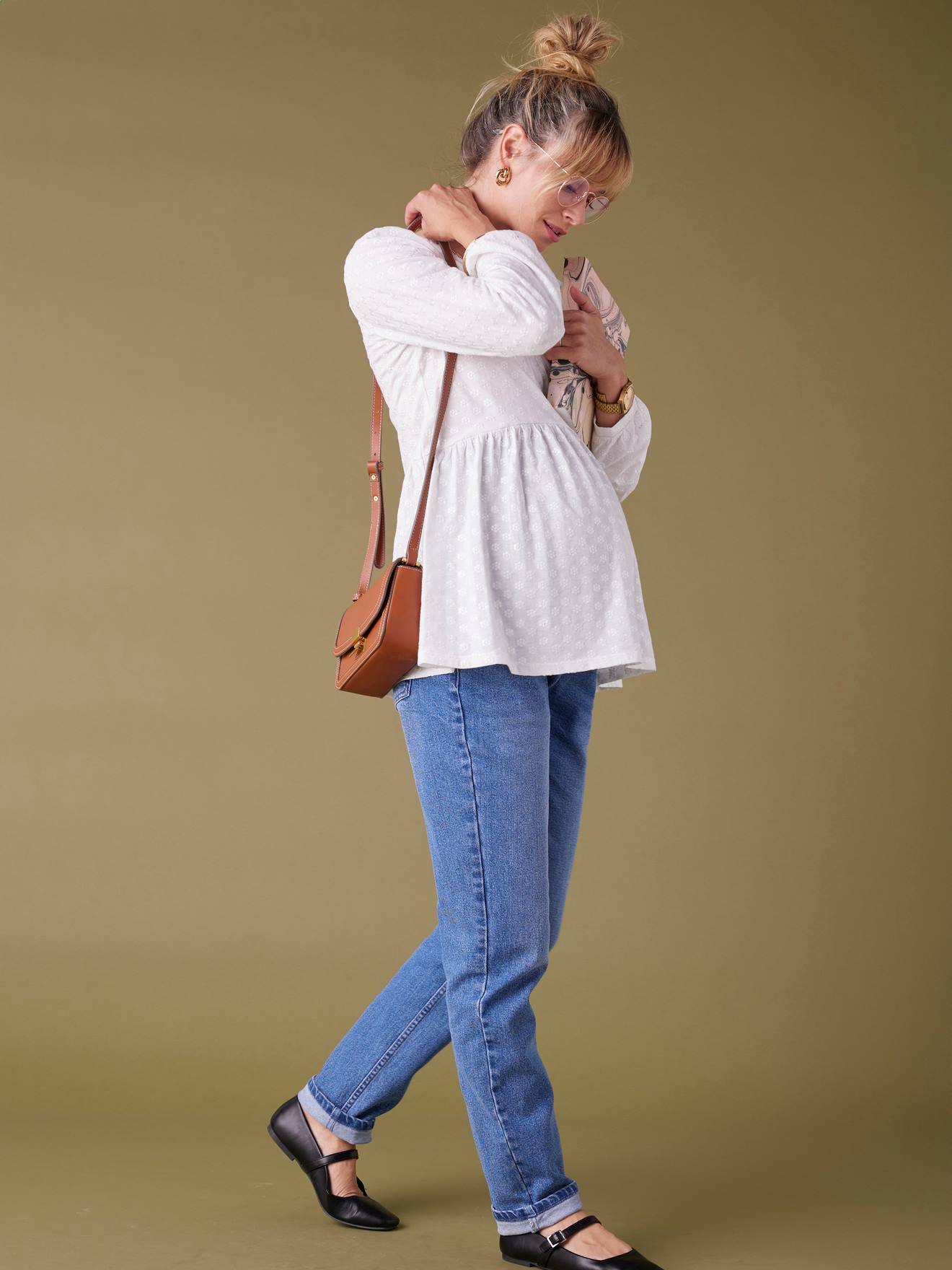 Besticktes Blusenshirt für Schwangerschaft und Stillzeit ENVIE DE FRAISE Besticktes Blusenshirt für Schwangerschaft und Stillzeit ENVIE DE FRAISE von Envie De Fraise