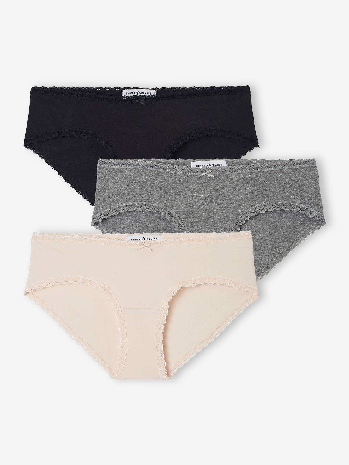 Bio-Kollektion: 3er-Pack Umstands-Shortys ENVIE DE FRAISE hell Bio-Kollektion: 3er-Pack Umstands-Shortys ENVIE DE FRAISE hell von Envie De Fraise