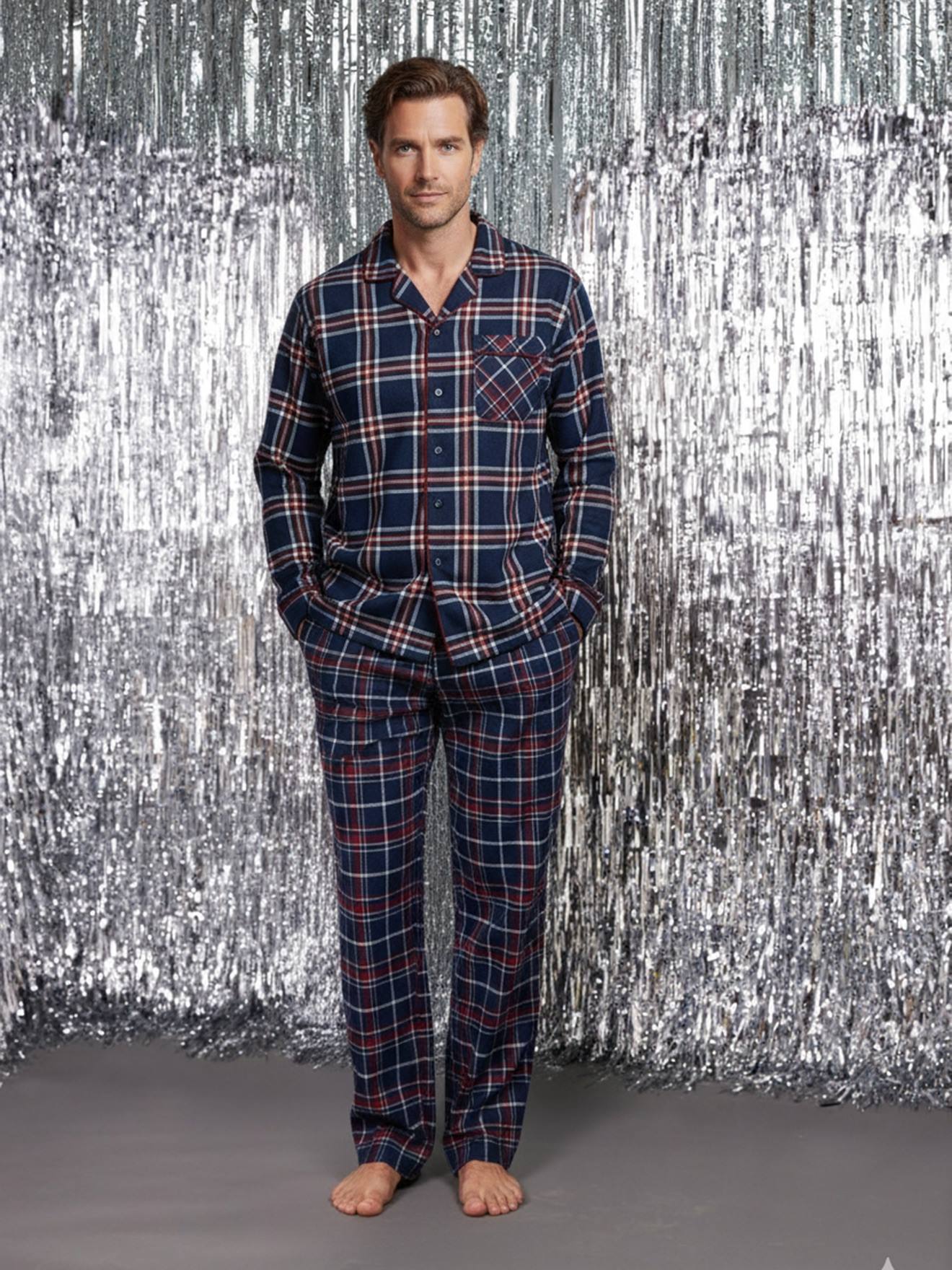 Herren Schlafanzug aus Flanell von Envie De Fraise