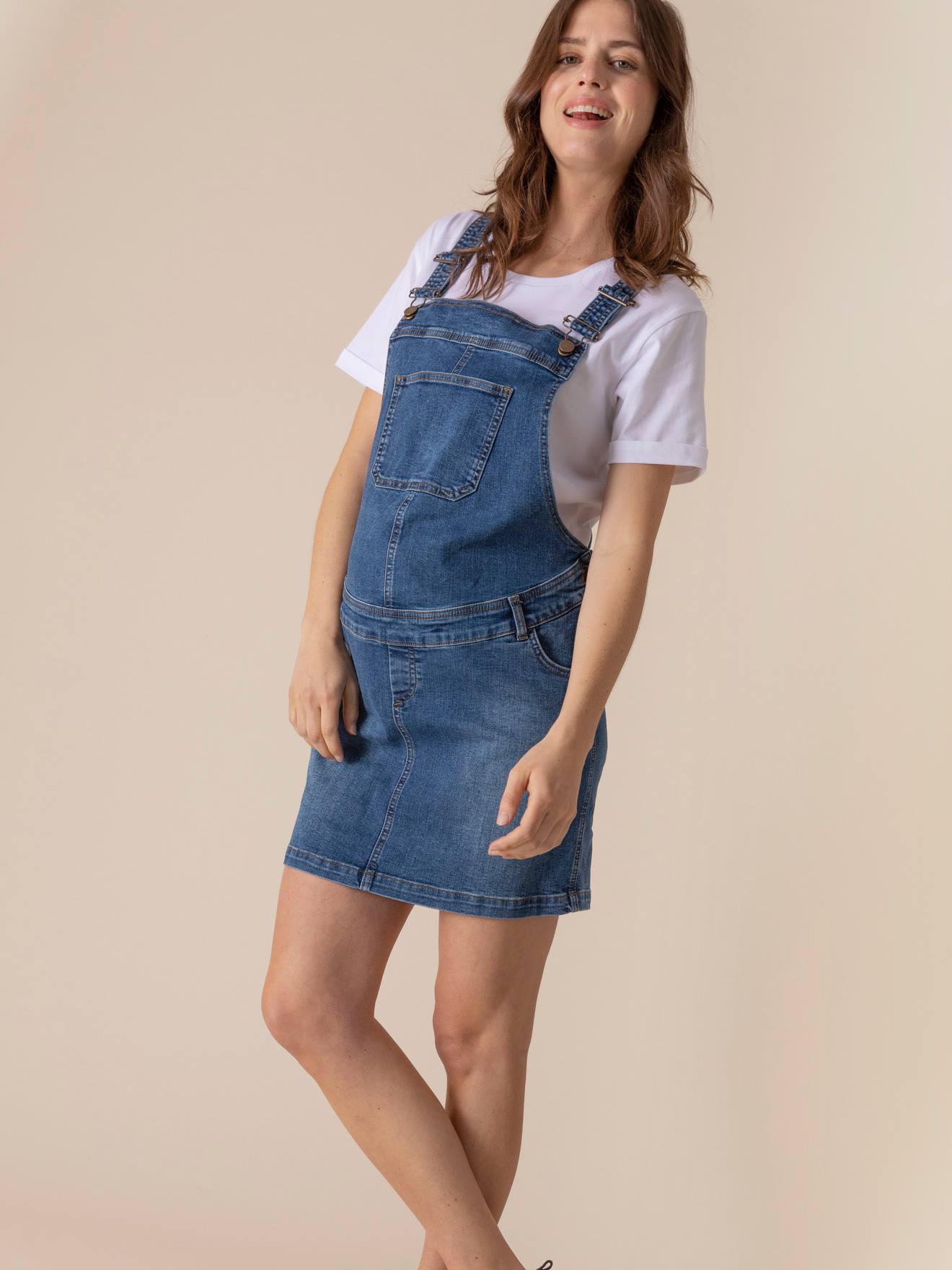 Jeans-Latzkleid für die Schwangerschaft SAM ENVIE DE FRAISE von Envie De Fraise