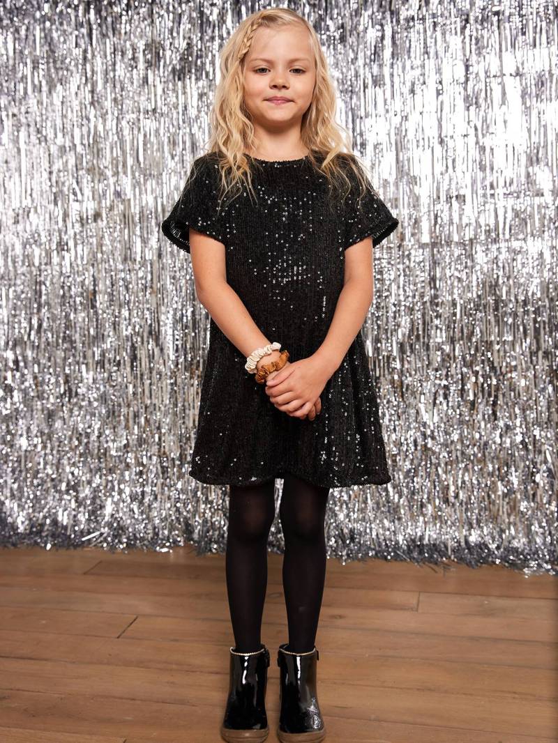 Mädchen Kleid mit Pailletten festliche Mama-Tochter-Capsule ENVIE DE FRAISE Mädchen Kleid mit Pailletten festliche Mama-Tochter-Capsule ENVIE DE FRAISE von Envie De Fraise