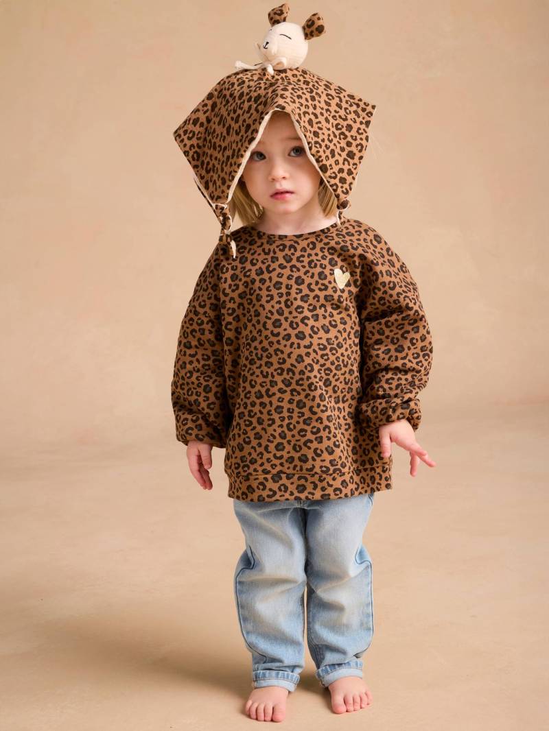 Mädchen Sweatshirt ENVIE DE FRAISE Mama-Tochter-Capsule LEOPARD von Envie De Fraise