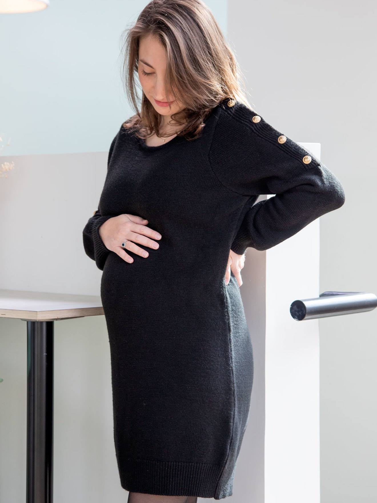 Strickkleid für Schwangerschaft & Stillzeit LINA ENVIE DE FRAISE von Envie De Fraise