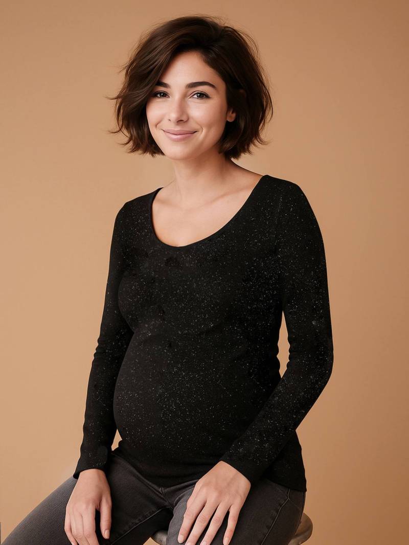 Umstandsshirt mit Glanzeffekt ENVIE DE FRAISE von Envie De Fraise