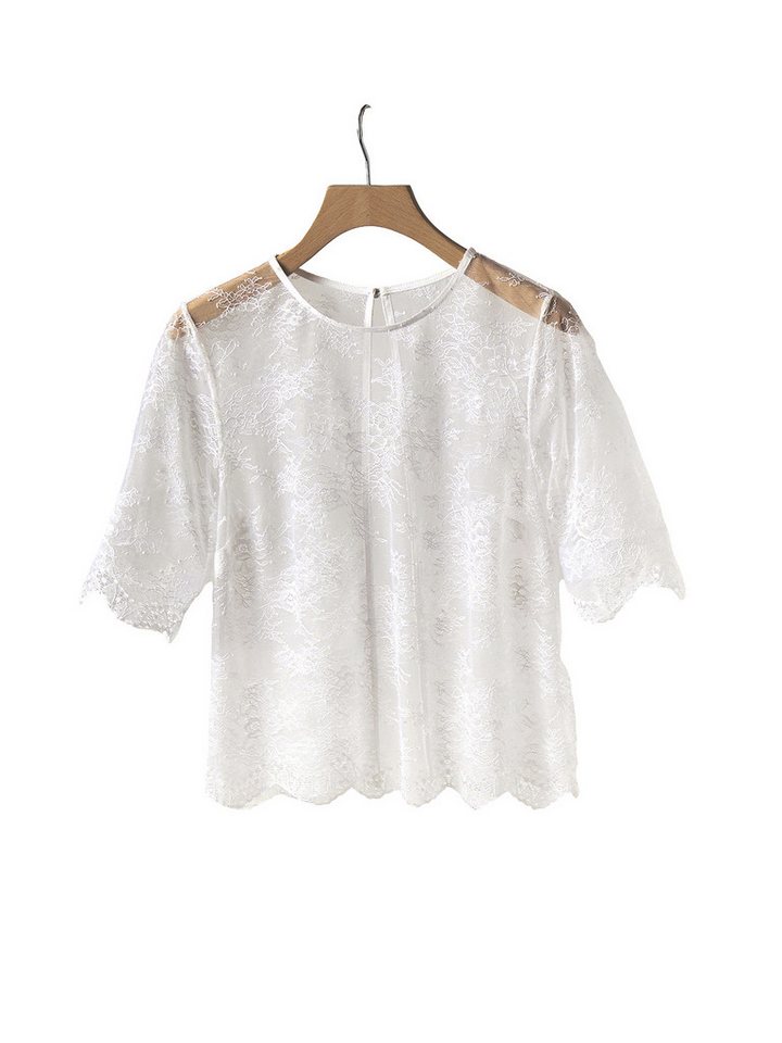 Envie de Fraise Umstandsbluse Transparente Spitzenbluse, Hochzeits-Capsule von Envie de Fraise