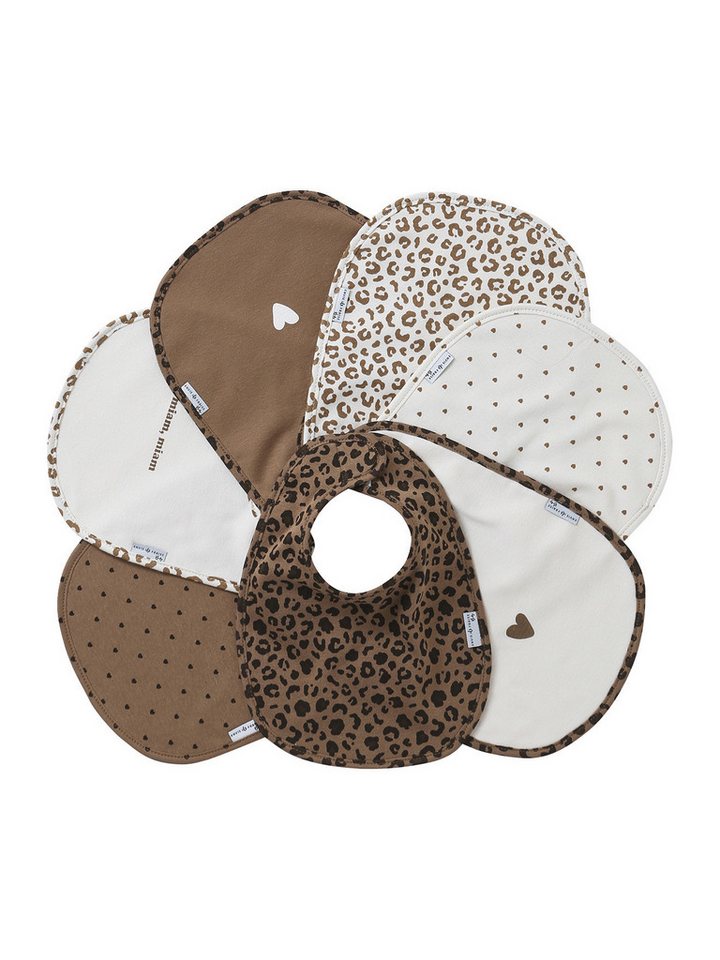 Envie de Fraise Lätzchen Lätzchen mit Leo-Print für Baby, 7er-Pack von Envie de Fraise