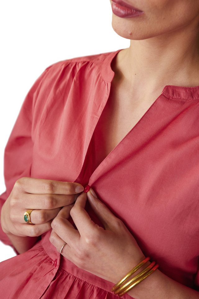 Envie de Fraise Umstandskleid Langes Boho-Kleid für Schwangerschaft & Stillzeit von Envie de Fraise