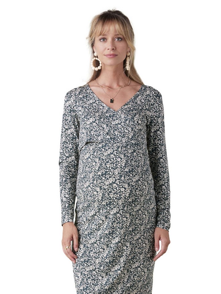 Envie de Fraise Umstandsnachthemd Geblümtes Kleid für Schwangerschaft und Stillzeit von Envie de Fraise