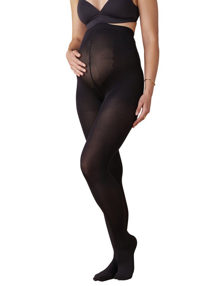 Envie de Fraise Strumpfhose Blickdichte Umstands-Strumpfhose 100 den von Envie de Fraise
