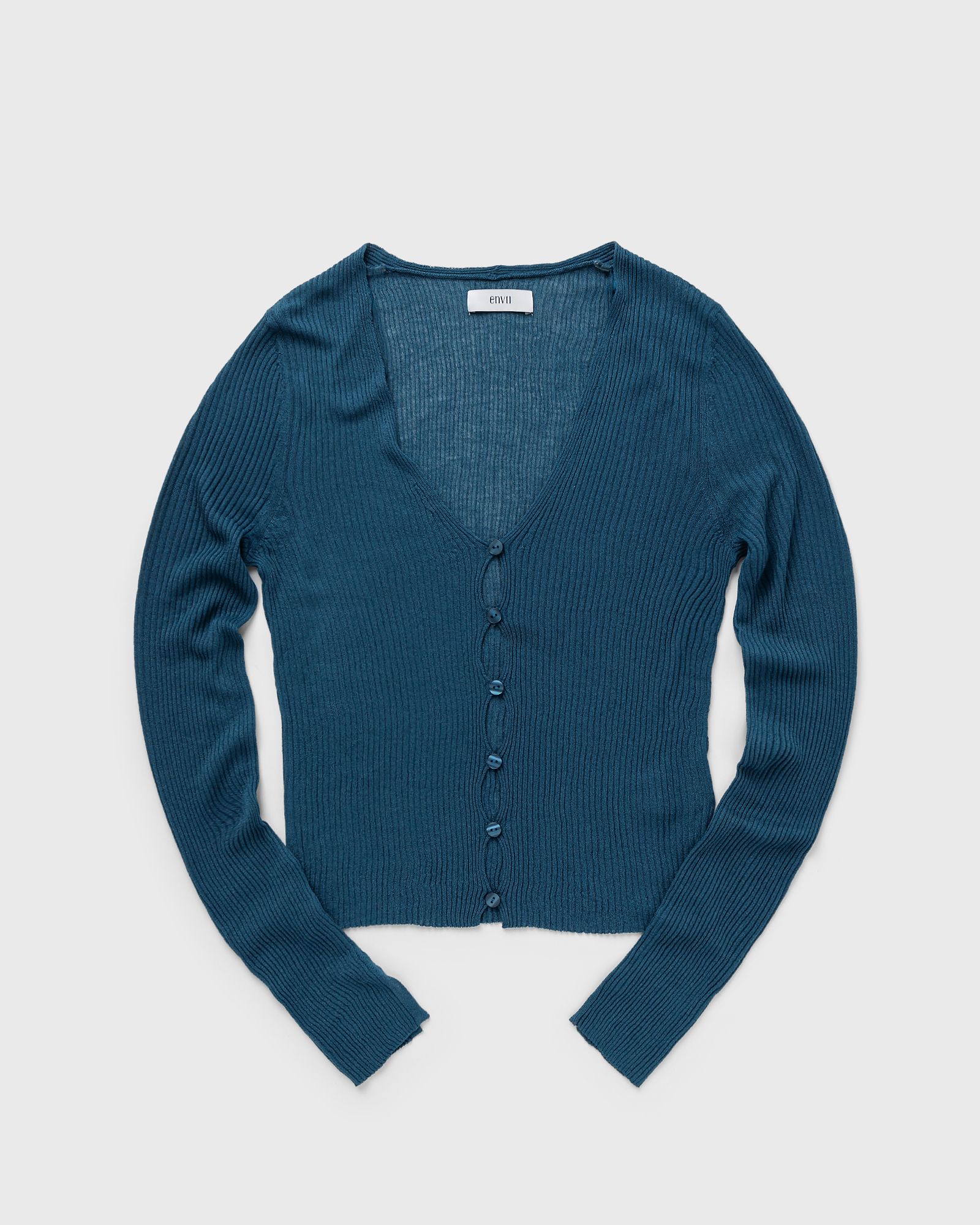 Envii ENFROG LS CARDIGAN 7059 women Zippers & Cardigans blue in Größe:L von Envii