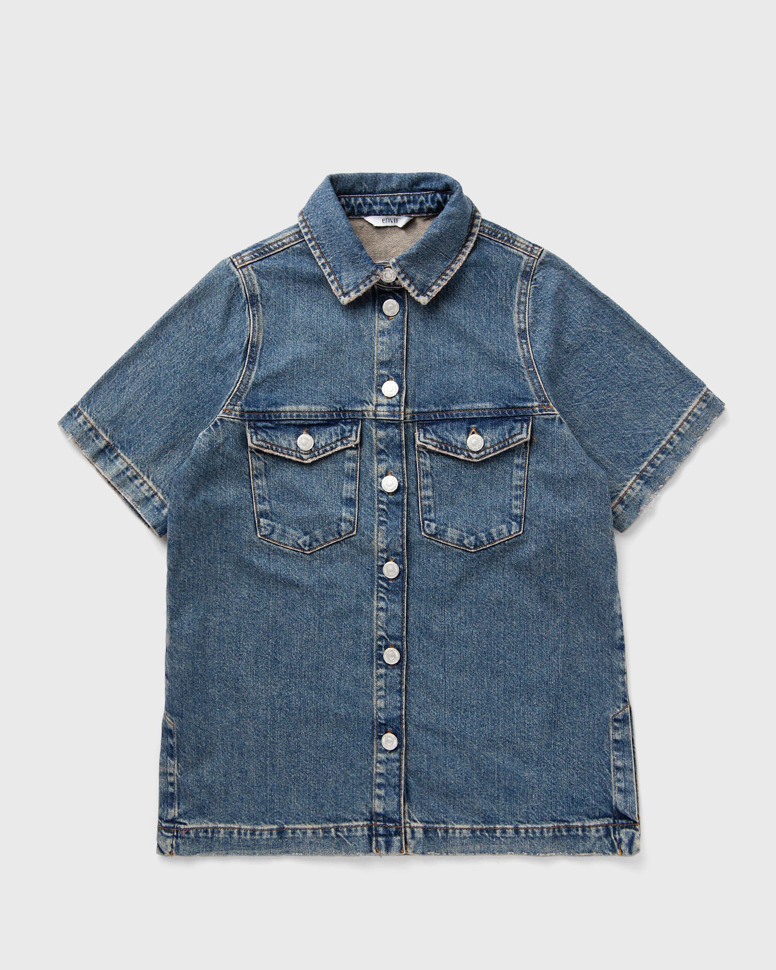 Envii ENMASS SS SHIRT 7215 women Shirts & Blouses blue in Größe:L Envii ENMASS SS SHIRT 7215 women Shirts & Blouses blue in Größe:L von Envii