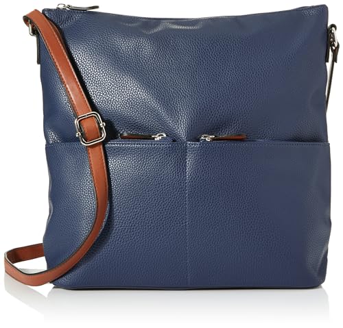 Envy Damen 852 Navy Schultertasche von Envy