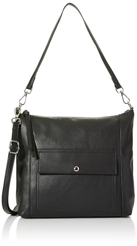 Envy Damen 865 Black Schultertasche, Schwarz von Envy