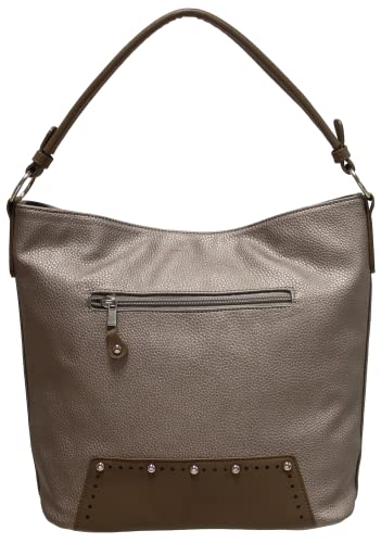 Envy Damen 949 Schultertasche, Bronze von Envy