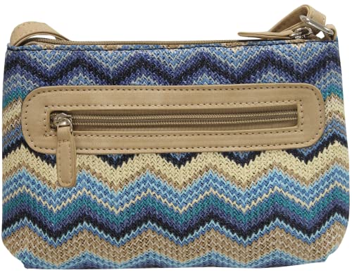 Envy Damen Iris Navy Multi Crossbody, Marineblau von Envy