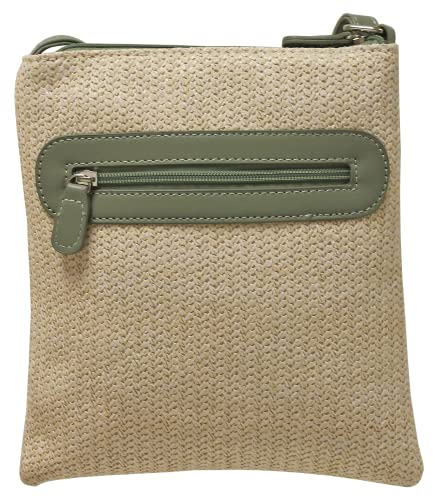 Envy Damen Krokusgrün Crossbody, grün von Envy