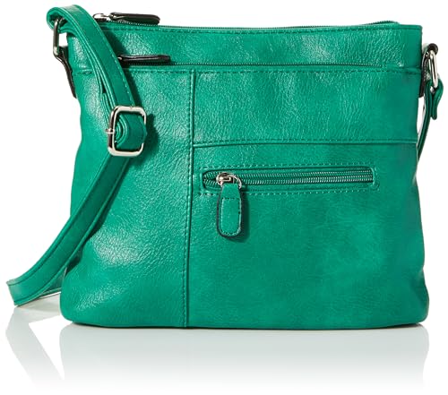 Envy Damen Molly Plain Green Umhängetasche, Uni Grün von Envy