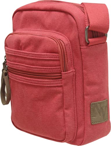 Envy Herren Bill Pink Crossbody, Rose von Envy