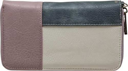 ENVY Damen Penny Denim/Flieder Reisezubehör-Bi-Fold-Brieftasche von Envy