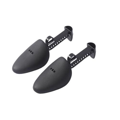 EnxJire Schuhspanner 1 Paar verstellbare Schuhspanner aus Kunststoff for Männer und Frauen, Stiefelstütze, Schuhspanner, verhindert Faltenbildung, Deformat-Schuhexpander(Black for lady) von EnxJire